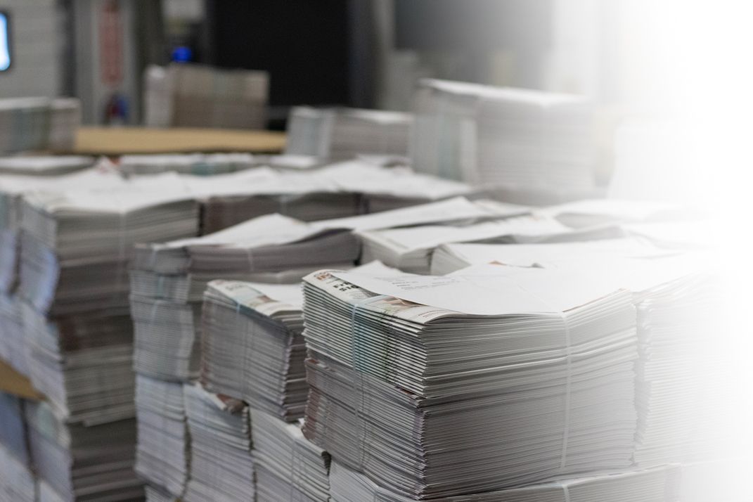 Community Impact Printing commercial press facility in Pflugerville, Texas